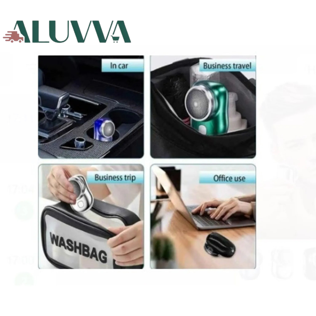 Mini Afeitador Eléctrico Portátil Recargable
